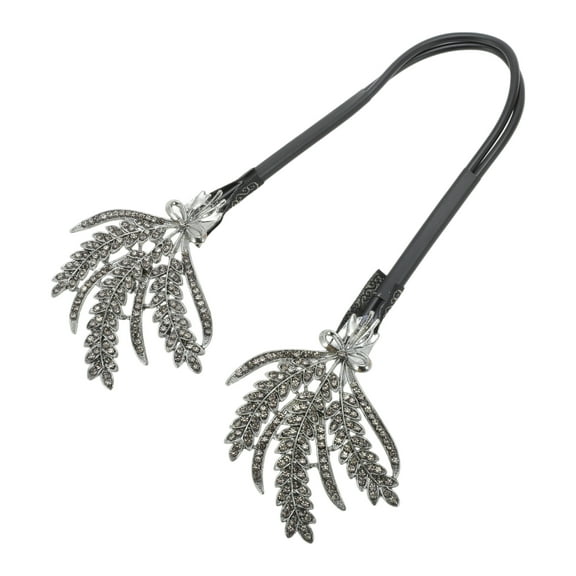 Unique Bargains 1 Pc Fashion Wheat Hair Clips for Home Black