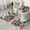 Pioneer Flower Floral-2, variant on Pioneer Flower Floral Print Pattern Bathroom Rugs Sets 3 Piece,Toilet Cover Set,Absorbent Non Slip Bathroom Mats Sets with U-Shaped Contour Rug Toilet Rug Set