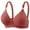 Red, variant on YUGYXL Anti Saggy Bra for Women Everyday Adjustable Bras Wireless Underwear Bras with Flex Back Breathable Thin Dailt Bra Gray 42