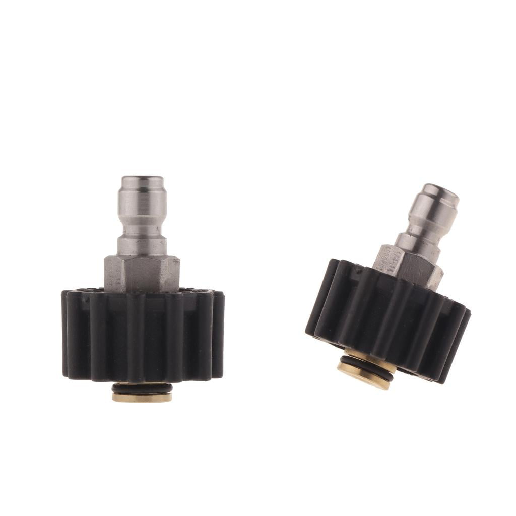 1/4INCH 2Pcs High Pressure Washer Spray Nozzle Tips Multiple Degrees 