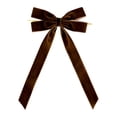thumbnail image 2 of Goodw7 Velvet Wreath Garland Bows for Christmas Tree, Ribbon Ornaments with Gold Back Ties, Soft Flock Material Embellishment for Holiday Door Wreath Decoration, 2 of 4