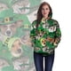thumbnail image 2 of Sudadera con capucha para hombre, jersey de manga larga con estampado 3D de Animal de San Patricio, ropa de calle con bolsillo Harajuku, color verde, Unisex, 2 of 4