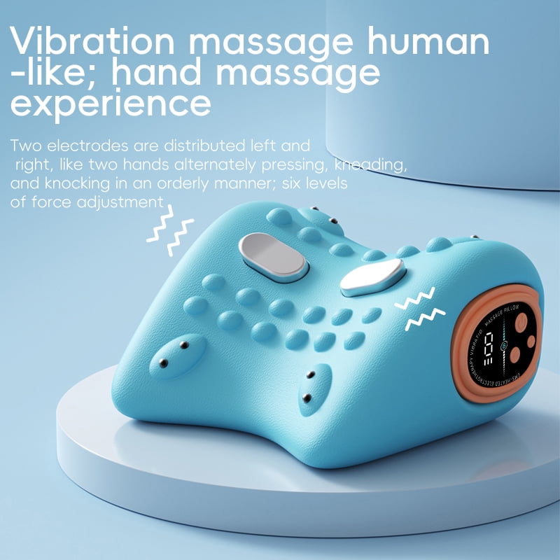 2026 New 3-in-1 Neck Massager Heated Neck Massage Pillow Pulsed Vibration Massage Deep Tissue Massage Pillow Suitable for Neck, Back and Shoulder