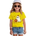 thumbnail image 7 of KPOPLK 1-14T Girls Halloween Shirts Pumpkin Ghost T-Shirts Kid Spooky Season Outfits Tees Tops,Size 9-10 Years, 7 of 7