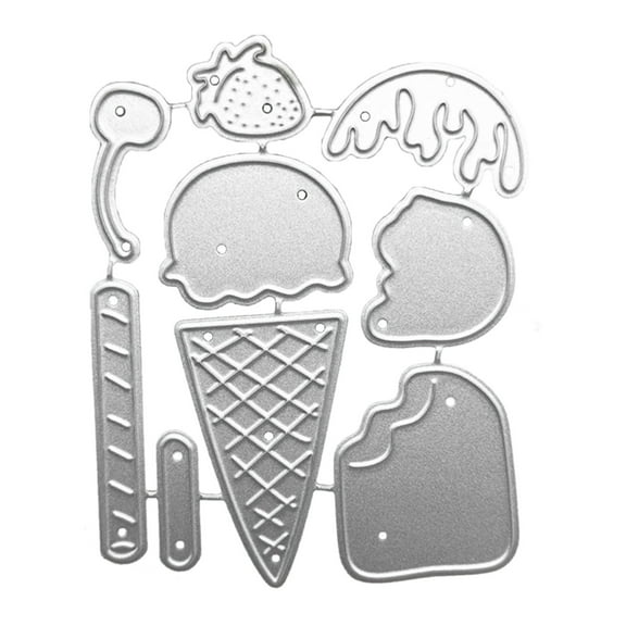 Ice Cream Metal Cutting Dies Stamps Embosed Mold Scrapbooking Photo Album Paper Craft Stencil
