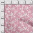 thumbnail image 2 of oneOone Cotton Cambric Light Pink Fabric Tropical Tree Fabric For Sewing Printed Craft Fabric By The Yard 56 Inch Wide, 2 of 4