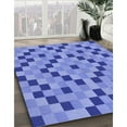thumbnail image 2 of Ahgly Company Indoor Rectangle Patterned Ocean Blue Area Rugs, 8' x 10', 2 of 6