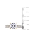 thumbnail image 4 of Everly Women's Moissanite Created Diamond 14k Yellow Gold Bridal Set, 4 of 7