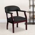 thumbnail image 2 of Scranton & Co Leather Conference Guest Chair in Black, 2 of 7