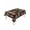 Dark Brown, variant on Brown Giraffe Rectangle Tablecloth, Wildlife Animals Vintage Geometric Waterproof & StainResistant Tablecloth, Washable Oil-proof Table Cover for Dining/Party/Wedding/Camping/Buffet 60x120 In