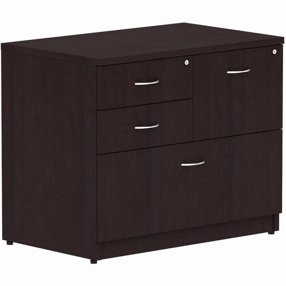 Lorell Lateral File, 3B/F, 35-1/2"x22'x29-1/2" , Espresso (LLR18273)