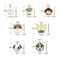 thumbnail image 4 of U8MO 35x Enamel Huskie Puppy Dog Charms Pendants for DIY Keychain Jewelry Making, 4 of 6