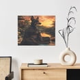 thumbnail image 6 of Lsque Sunset Meditating Doberman Print Wall Art – Decorative Picture for Living Room, Bedroom, and Office (Horizontal), 6 of 6