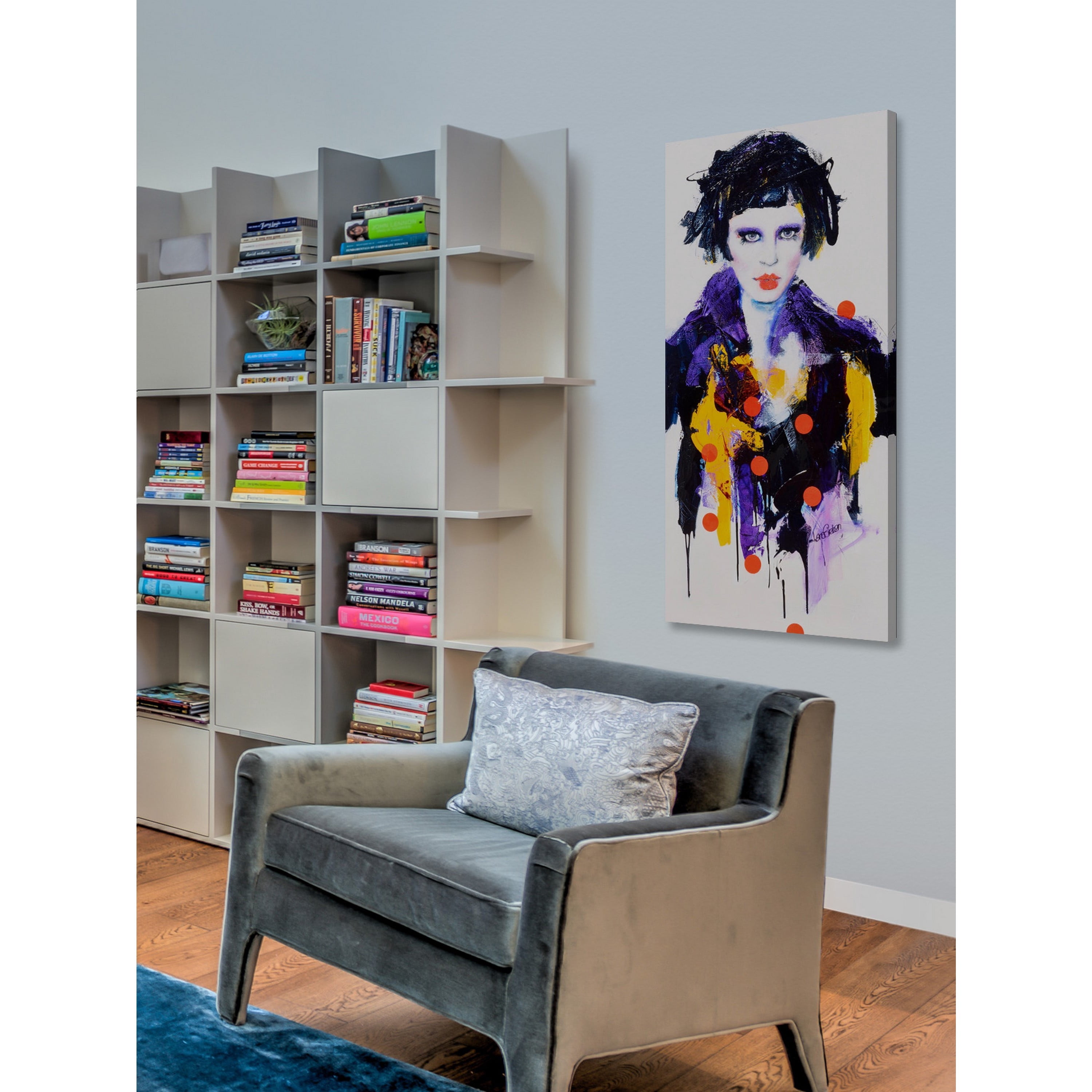 "China Doll" Painting Print on Wrapped Canvas