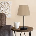 thumbnail image 2 of Moden Table Lamps - Small Bedside Nightstand Lamps Set of 2 with Fabric Shade, 2 of 6