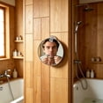 thumbnail image 5 of Anti Fog Shower Mirror, Acrylic Shaving Mirror with Handheld Detachable Design, Unbreakable Portable Bathroom Mirror for Travel, Fogless Wall Mount Shave Mirror for Grooming, 5 of 5