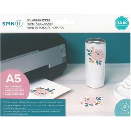 UPC: 0633356610854 | We R Memory Spin It Water Slide Clear A5