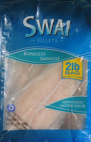Walmart Seafood Frozen Swai Fillets 2lb