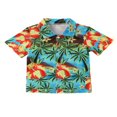 thumbnail image 1 of Chemise Hawaïenne Bébé Garçon Été Imprimé Cocotier 0-5 Ans, 1 of 5