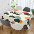 thumbnail image 2 of Yayeee Tablecloths 54" x 72" Rectangle Wrinkle Resistant Party Table Cover, Simple Clouds, 2 of 8