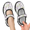 thumbnail image 6 of FUIALDOLG Girls Shoes Non-Slip Sneakers Infant First Walking Toddler Crib Shoes for Baby Girl Loafers Flats Running Shoes Athletic Shoes for School, 6 of 9