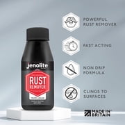 JENOLITE Rust Remover for Metal - Fast Acting No Drip Thick Liquid - Industrial Strength, Removes Rust Back to Bare Metal - 5oz 150ml