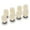 Beige, variant on WEUVEB Nylon Shower Door Pulley 8Pcs for Smooth Sliding