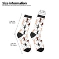 thumbnail image 2 of Rateoe Yoga Labrador Retriever Pattern Children's Socks, Socks Gifts ,kids Crew Soft Cotton Socks , Moisture-Wicking, Durable, Ideal for Daily Wear & Sports, 2 of 5