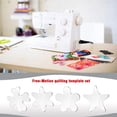 thumbnail image 2 of SDFGTstore Precision Acrylic Quilting Template Ruler Multipurpose Sewing Patchwork Ruler, 2 of 8