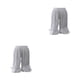 thumbnail image 3 of Minnieouse Pantalones cortos de encaje Pantalones de pierna ancha Traje de verano Artesanía Ocio Accesorios de dama Cintura alta Elástico Ropa Blanco S 2piezas, 3 of 6
