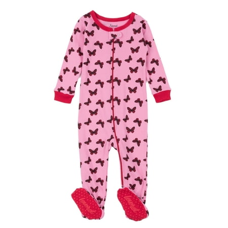 

Leveret Kids Footed Cotton Pajama Butterfly 18-24 Month
