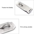 thumbnail image 3 of Pestillo para cerradura de puerta JAMW Broche de seguridad de acero inoxidable extra grueso acabado cepillado, 3 of 5
