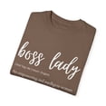 thumbnail image 3 of Novelty Boss Lady Definition Victoria Wife Girl Business Cute Name Victoria Empowerment Daughter Women Gag Unisex Garment-Dyed T-shirt, 3 of 4