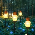 thumbnail image 4 of Matoen Halloween Pumpkin Pathway Solar Lights, Halloween Stake String Lights for Outdoor Halloween Decorations, Outside Halloween Yard Display Solar LED Halloween Decor Front Porch Decor, 4 of 6