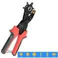 thumbnail image 2 of Revolving Punch Plier Hole Tool with Brass Pad, Screwdriver, Grinding Rod for Belt, Saddle, Watch Strap, Shoe, Fabric, 2 of 6