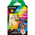 thumbnail image 2 of Fujifilm instax mini 8 Film 10-pack (Rainbow) + Assorted colors massive deluxe kit for fujifilm instax mini 8 camera, 2 of 4