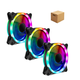 thumbnail image 1 of Ventiladores Gamer 3 pzs, Belug, Negro, 1 of 5