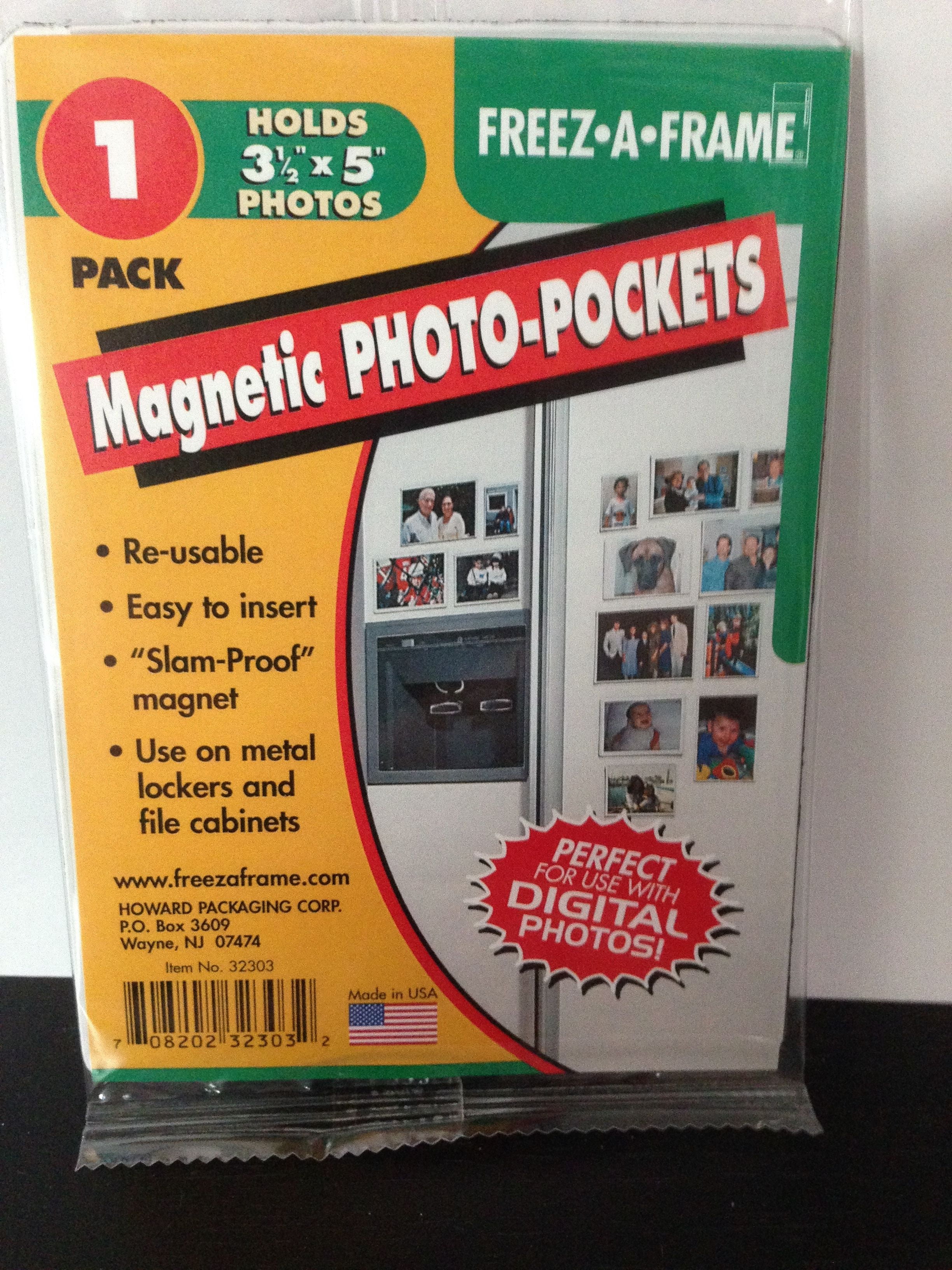 Freez A Frame 32303 Magnetic 3 1 2 X 5 Photo For Refrigerator Pack Made In Usa