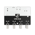 thumbnail image 3 of 2Pcs USB Conector CH334 Hub Module 4 Interface USB2.0 Hub 40MB/S 5V XL-USBHUB USB-A TYPE-C DC5.5x2.1 Interface, 3 of 6