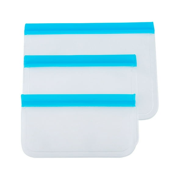 PEVA Food Storage Bags,20PCS Reusable Ziplock Bags Reusable Ziplock Bags Food Storage Bags Superior Craftsmanship