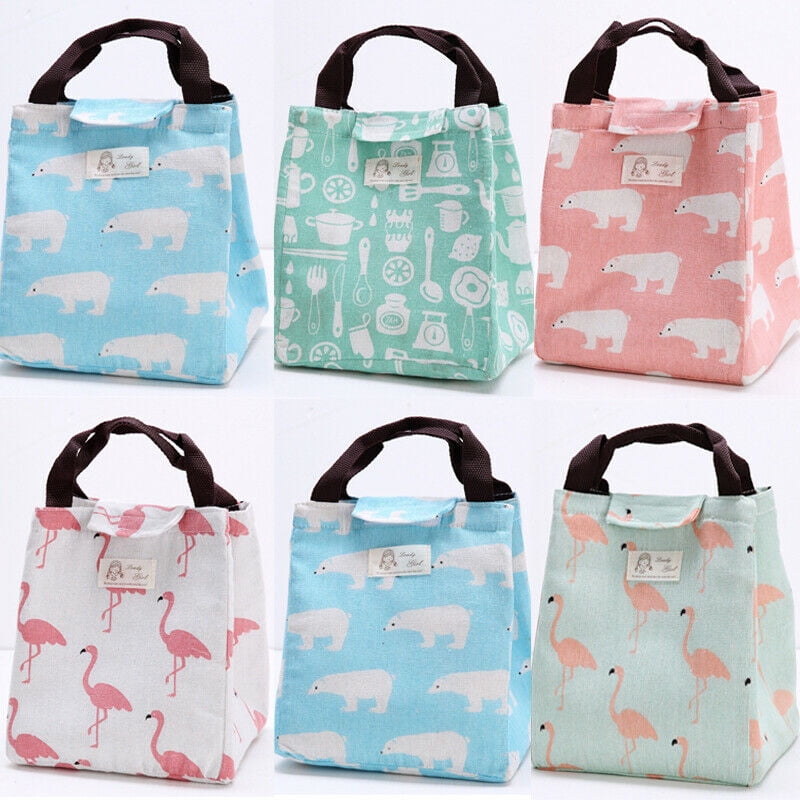 acction Cute 7 Colors Large Picnic Carry Tote Storage Case Box Thermal Waterproof Insulated Bag