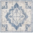 thumbnail image 2 of SAFAVIEH Brentwood Salah Oriental Area Rug, Ivory/Navy, 5' x 5' Square, 2 of 13
