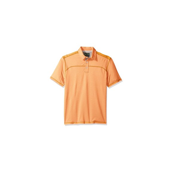 GH Bass & Co. Polo de rugby de agua blanca para hombre, naranja, pequeño