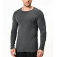 thumbnail image 3 of GENTS BLISS Thermal Underwear Shirts for Men Crewneck Fleece Lined Men Thermals Tops Long Sleeve Shirts for Men Base Layer 2 Pack, 3 of 10