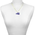 thumbnail image 2 of Delight Jewelry Acrylic Large Navy Cheer Megaphone - Gold-tone Class of 2026 Delicate Bar Necklace, 18.75", 2 of 4