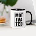thumbnail image 3 of CafePress - Motivated - 11 oz Ceramic Mug - Novelty Coffee Tea Cup, 3 of 4