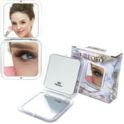 10x Magnifying Compact Folding Double Mirror