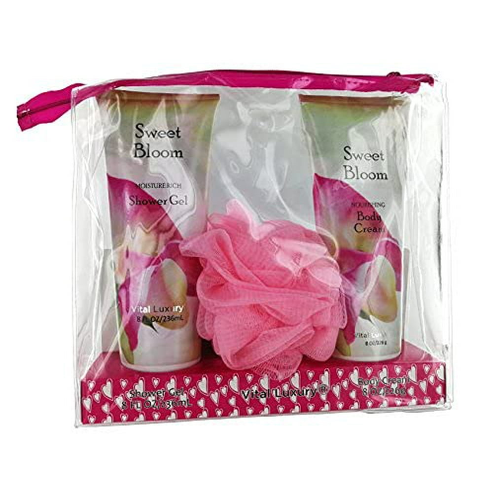 Vital Luxury Shower Gel & Body Cream Gift Set for Men and Women 8 fl oz