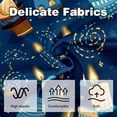 thumbnail image 3 of Hanukkah Velvet Throw Pillow Covers Set of 2 - 16x16, 18x18, 20x20 Inches - Unique Patterns - Bed Pillow Inserts Included for Various Occasions, 3 of 6