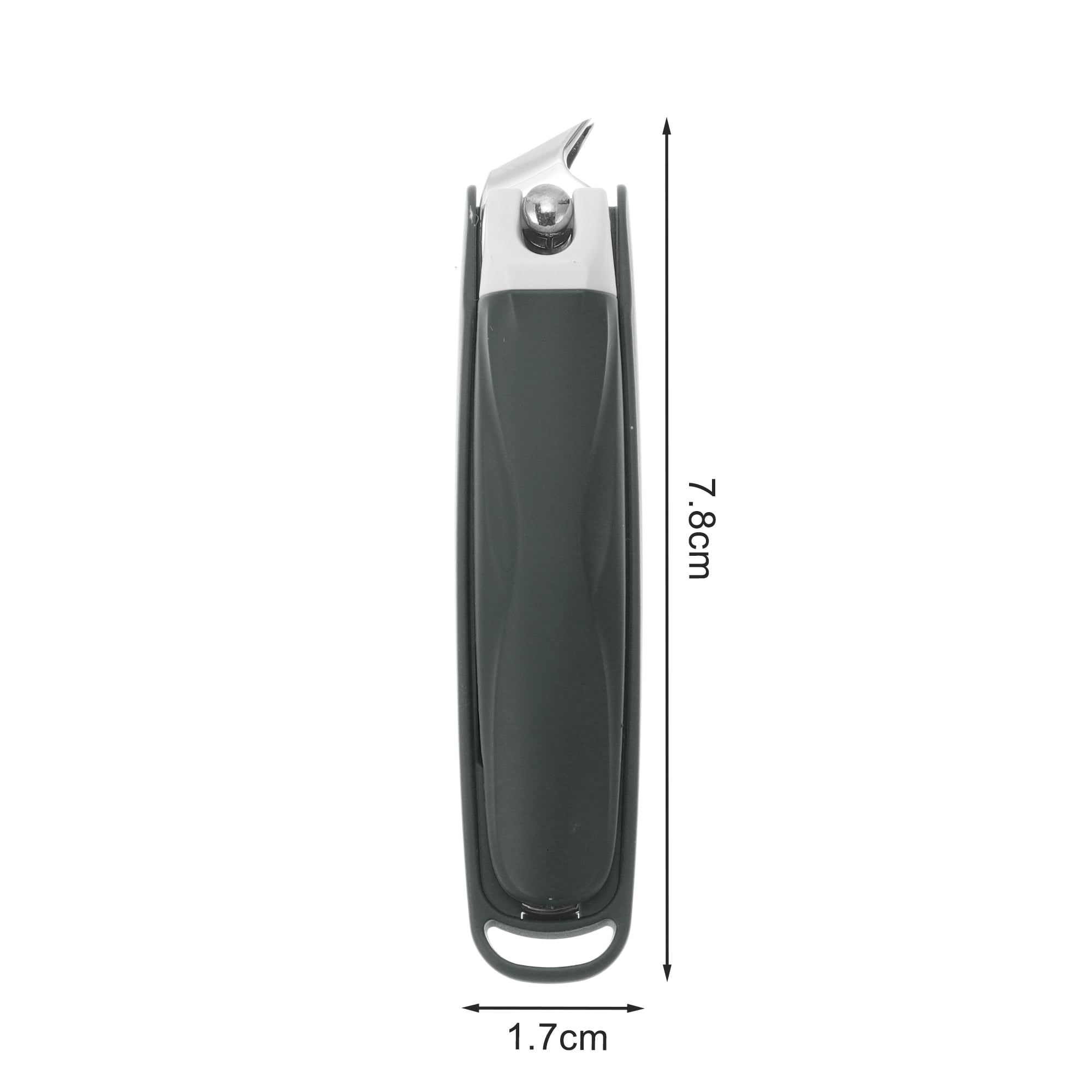 Unique Bargains 1pc Anti-splash Nail Clippers for Easy Nail Trimming Green Small